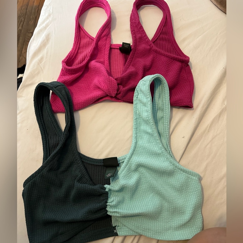Wild fable two tone crop tops bundle